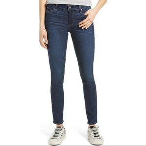 Paige Verdugo Ankle Skinny Jeans Dark Wash 25/0